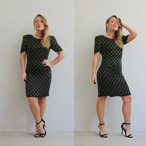 1990's Mark & John by Gopal Evening Dress //  Women's Size Extra Small to Small